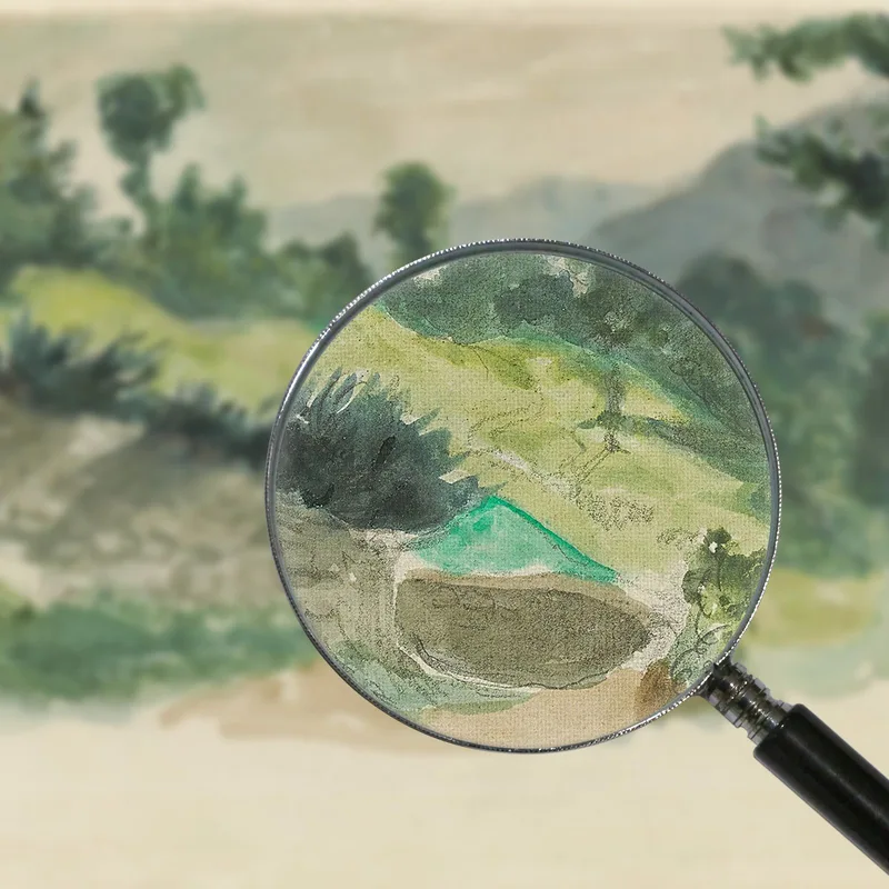 Sentiero Sul Fianco Di Una Montagna Eaux-Bonnes Nei Pirenei Eugène Delacroix