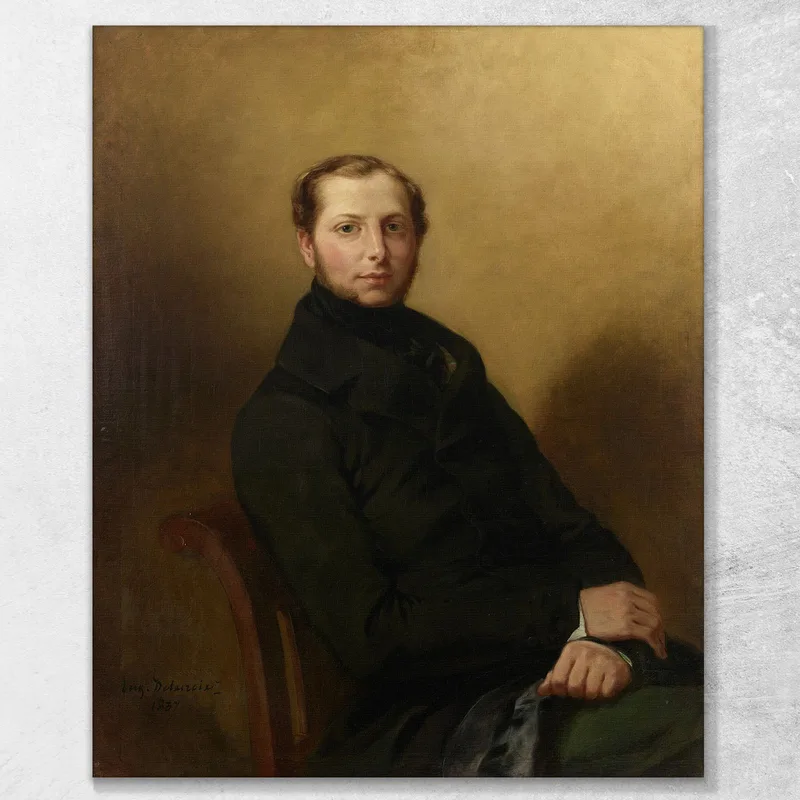 Retrato Del Conde Carlos De Mornay Eugène Delacroix