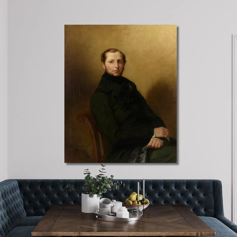 Retrato Del Conde Carlos De Mornay Eugène Delacroix