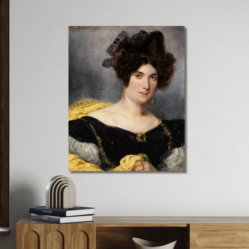 Portrait Of Madame François Simon Eugène Delacroix
