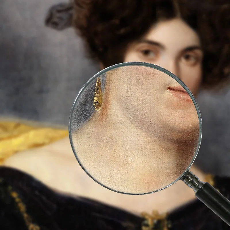 Portrait Of Madame François Simon Eugène Delacroix