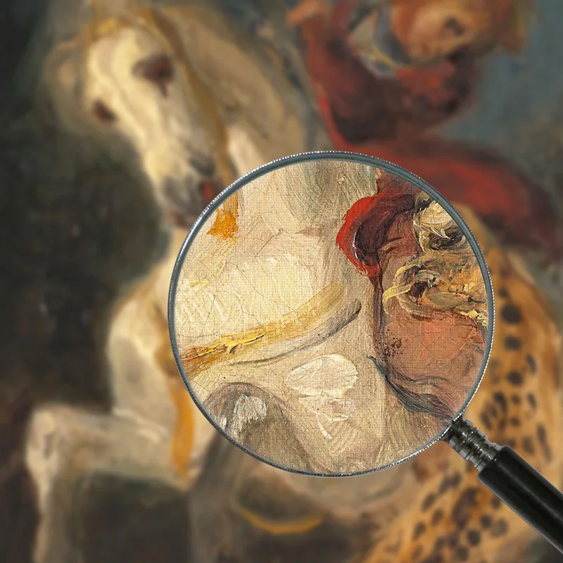 Cavaliere Attaccato Da Un Giaguaro Eugène Delacroix
