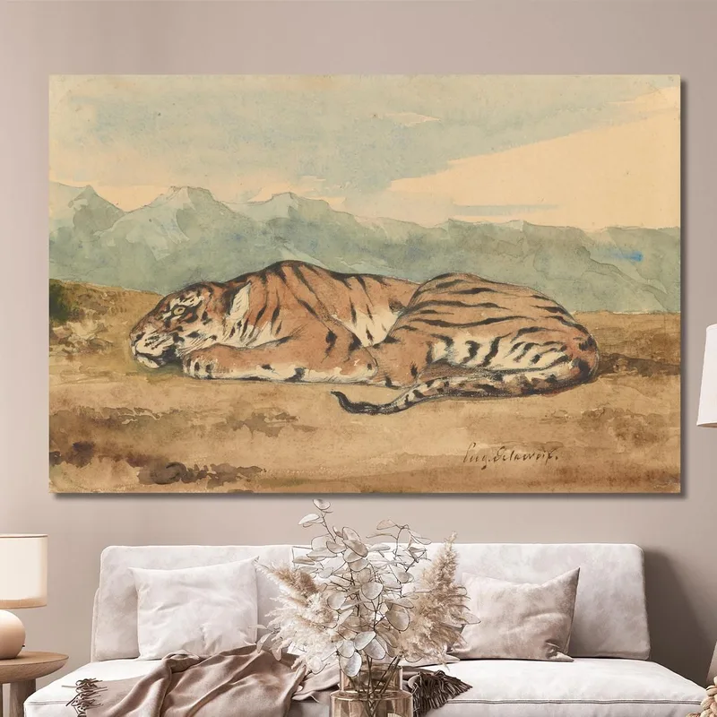 Tigre Reale Eugène Delacroix