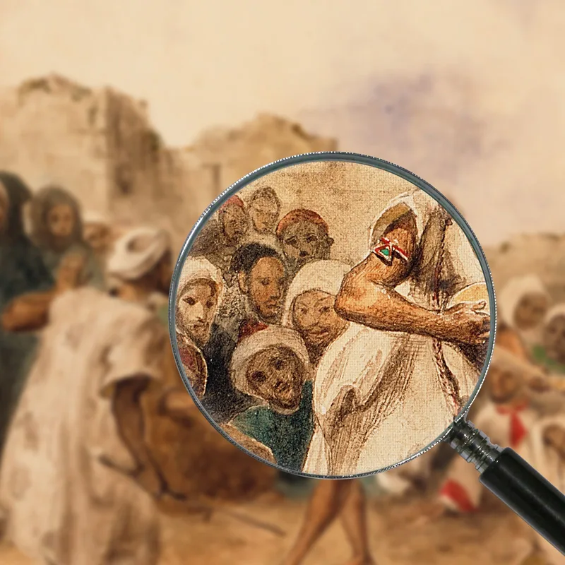 Jugadores Ambulantes Eugène Delacroix
