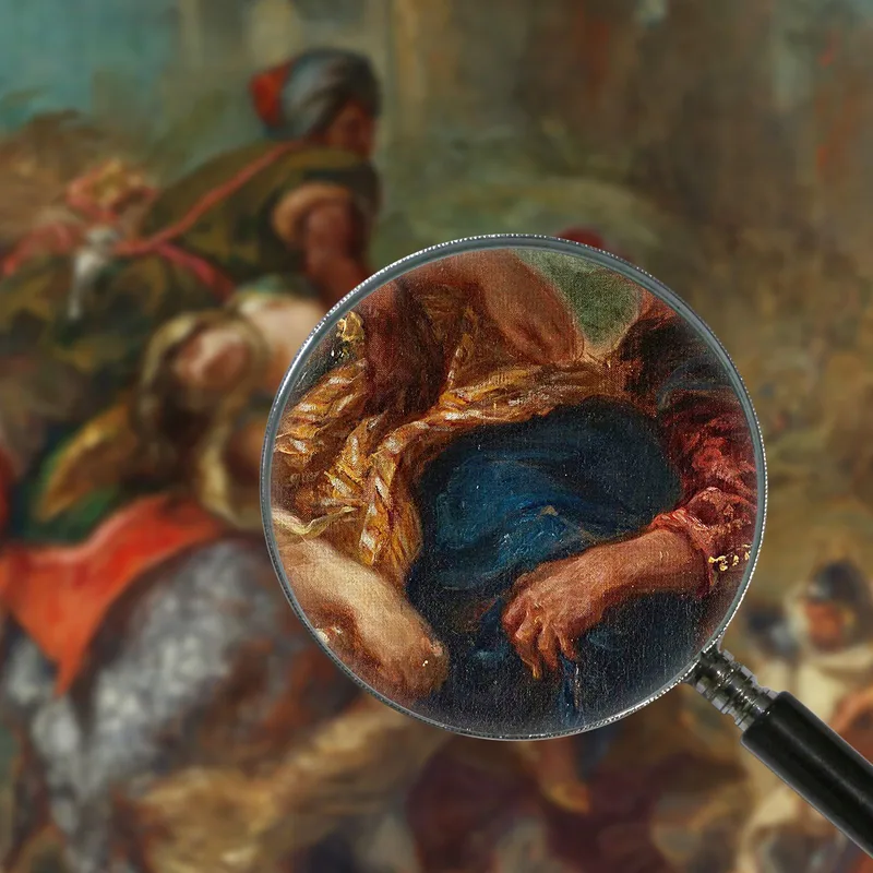 The Abduction Of Rebecca Eugène Delacroix
