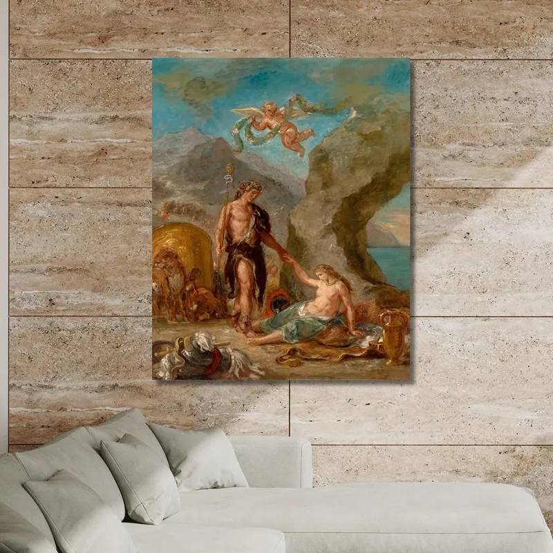 L'Automne Bacchus Et Ariane Eugène Delacroix