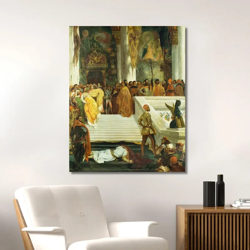 L'Esecuzione Del Doge Marino Faliero Eugène Delacroix