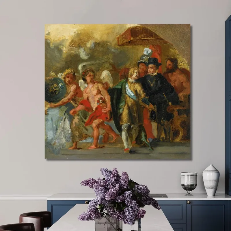 Die Bühne Der Erzherzogin Isabella Nach Rubens Eugène Delacroix