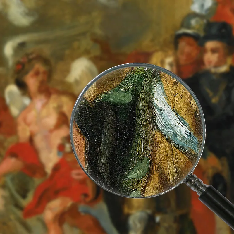 Die Bühne Der Erzherzogin Isabella Nach Rubens Eugène Delacroix