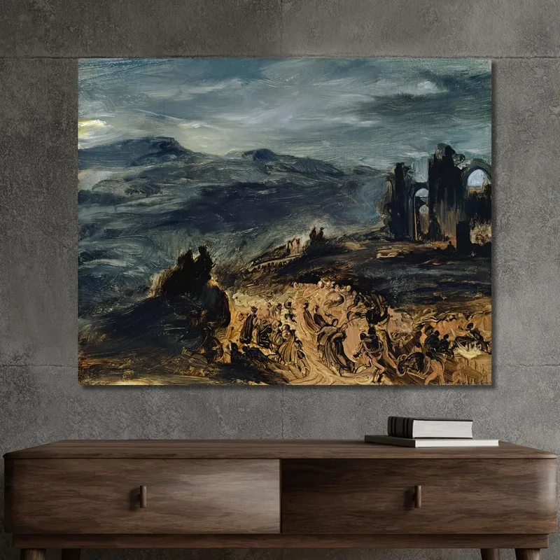 The Witches Sabbath Eugène Delacroix