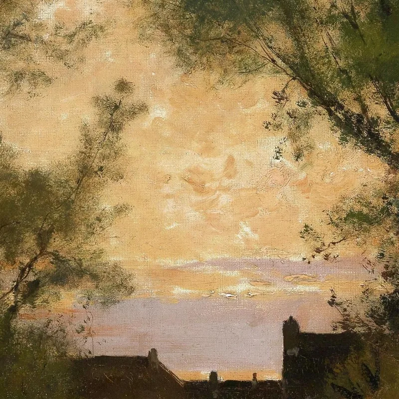 Evening Atmosphere Eugène Galien-Laloue