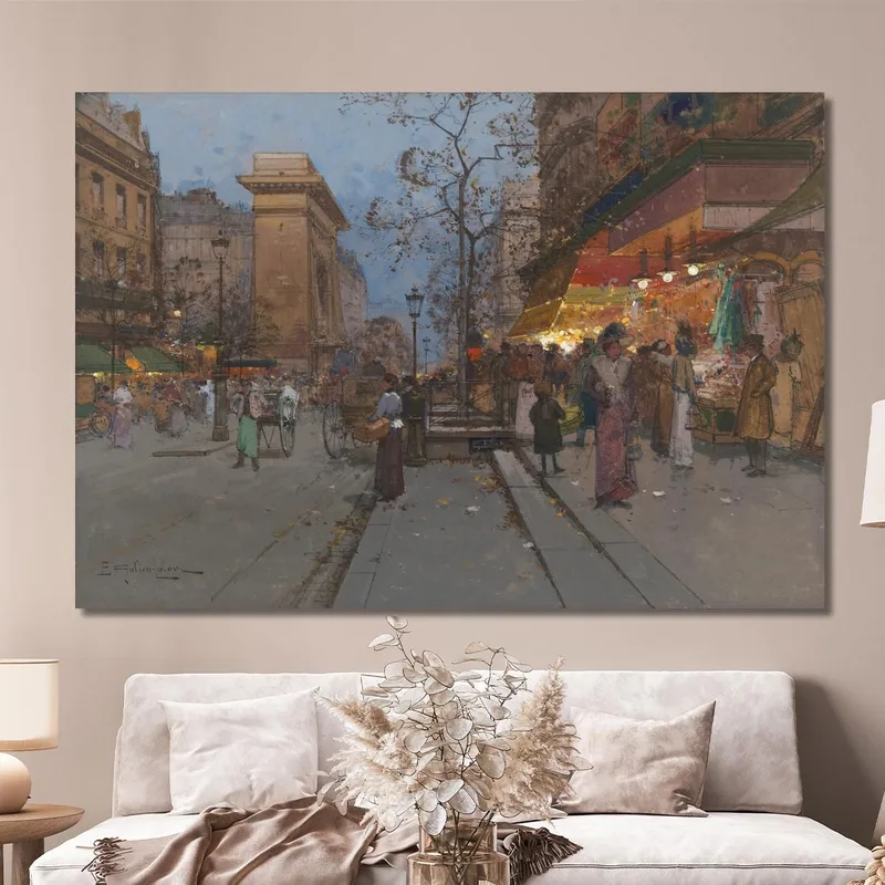 The St Denis Gate 2 Eugène Galien-Laloue