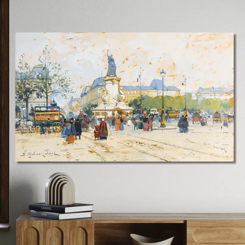 La Place De La République Eugène Galien-Laloue