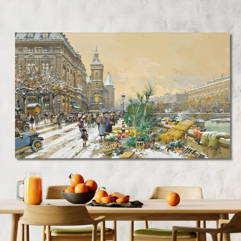 Le Quai Aux Fleurs Et La Conciergerie Eugène Galien-Laloue