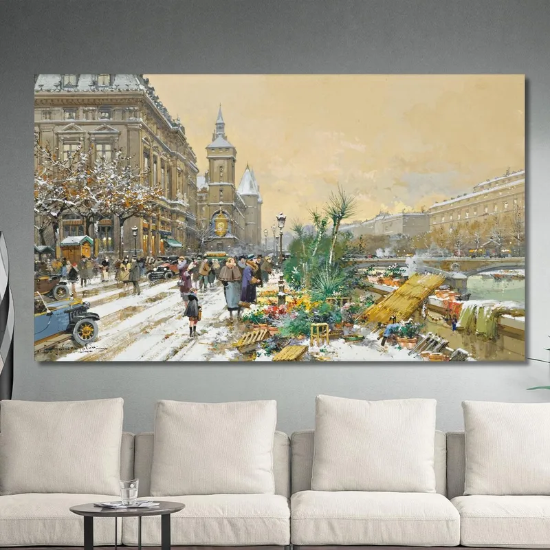 Le Quai Aux Fleurs Et La Conciergerie Eugène Galien-Laloue