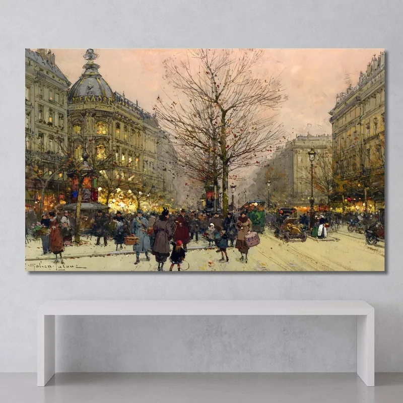 The Grands Boulevards Paris Eugène Galien-Laloue