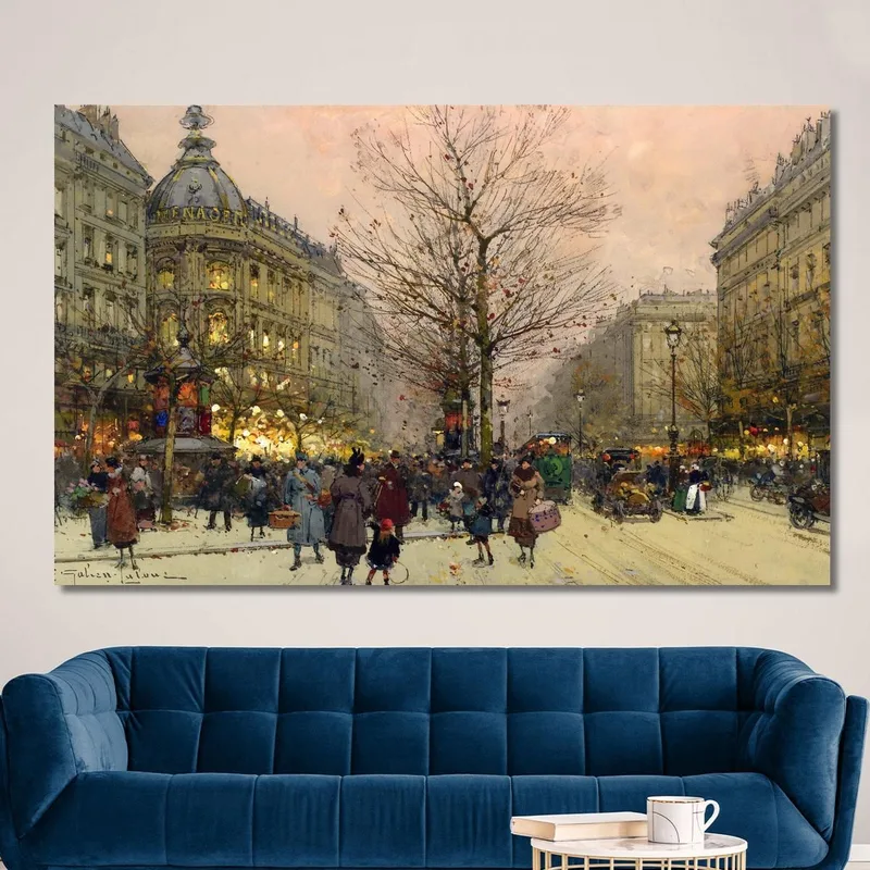 The Grands Boulevards Paris Eugène Galien-Laloue
