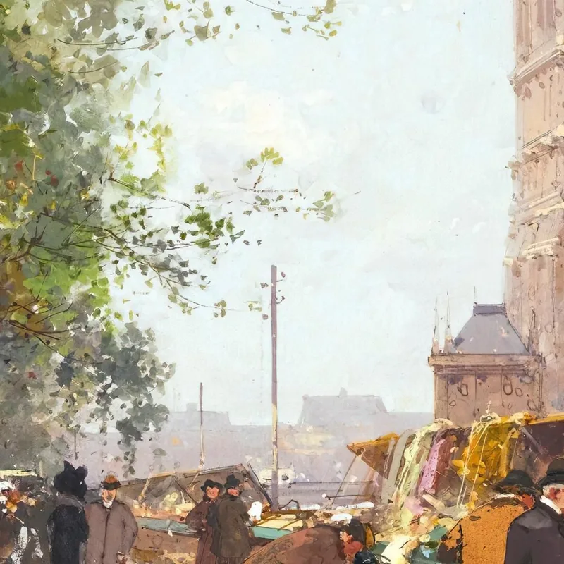 Our Lady Of Paris Eugène Galien-Laloue