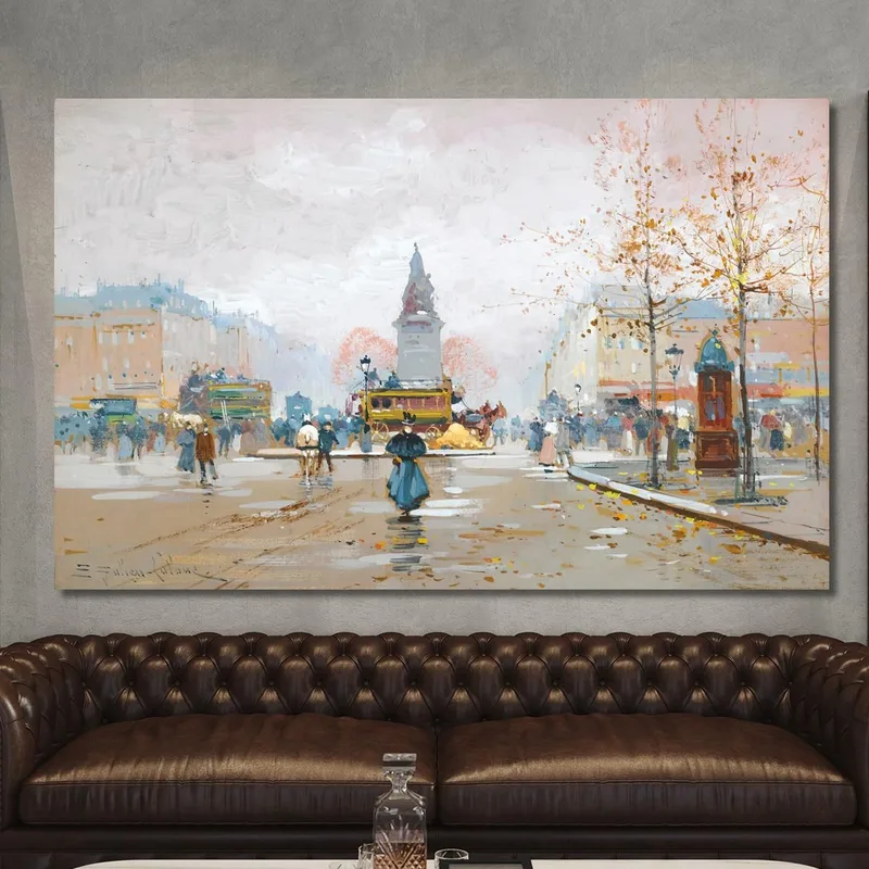 Place Clichy Eugène Galien-Laloue