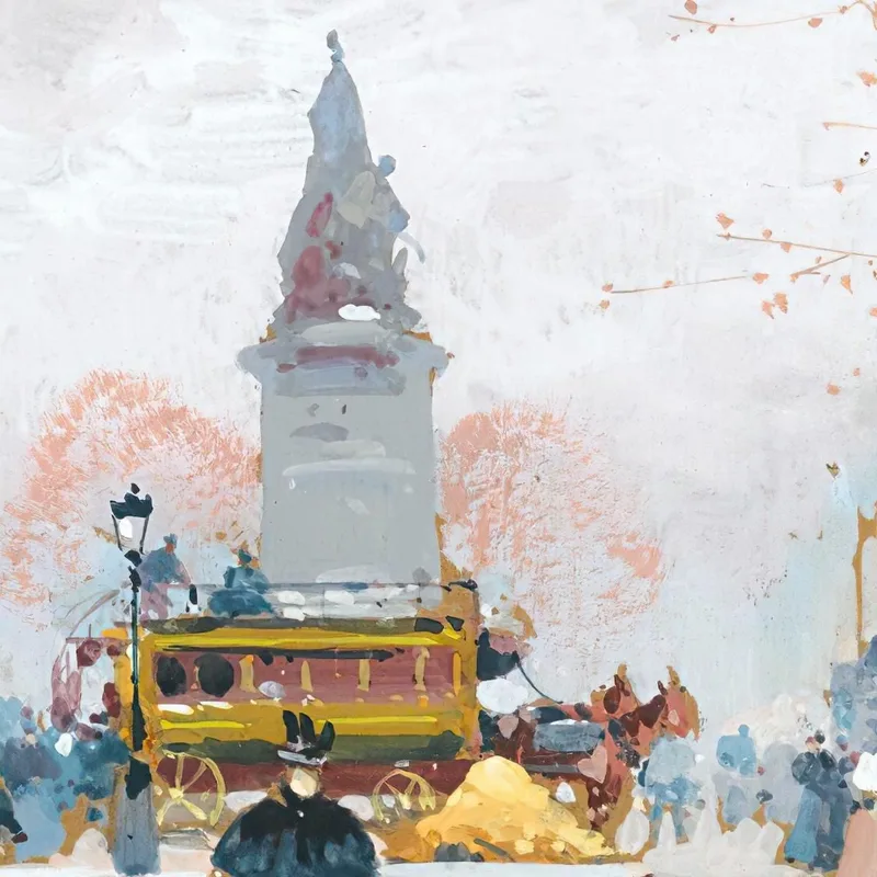Place Clichy Eugène Galien-Laloue
