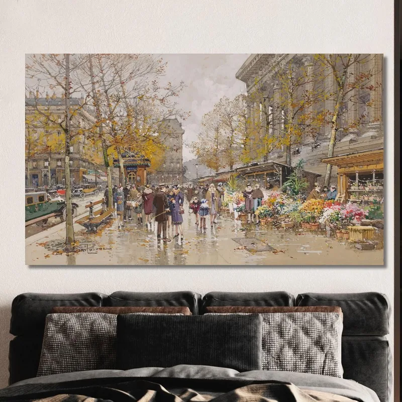 Piazza Della Madeleine 2 Eugène Galien-Laloue