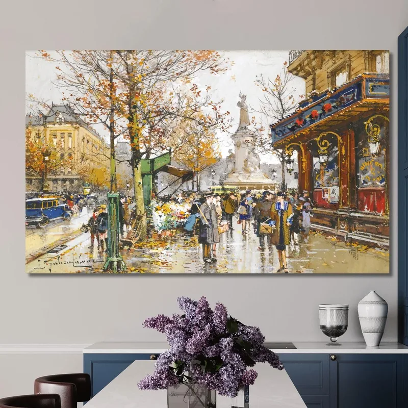 Platz Der Republik Eugène Galien-Laloue
