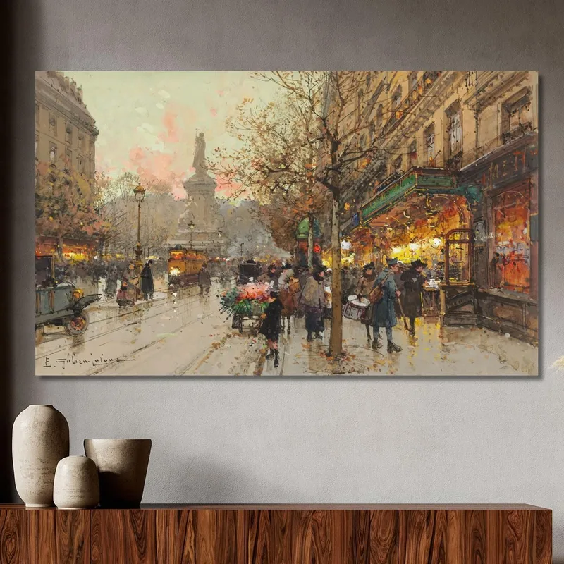 Place De La République 2 Eugène Galien-Laloue