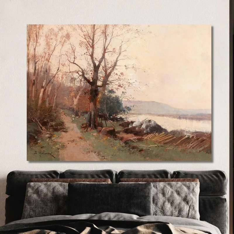 River Landscape Eugène Galien-Laloue