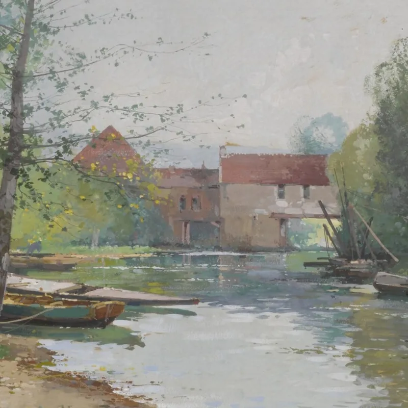 Vieux Moulin De Dennemont Eugène Galien-Laloue
