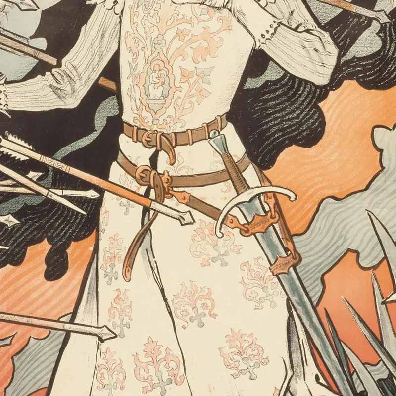 Juana De Arco-Sarah Bernhardt Eugène Grasset