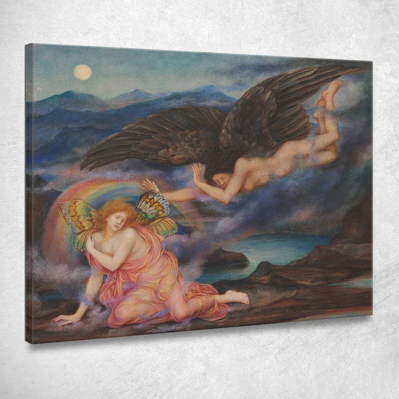 Tod Eines Schmetterlings Evelyn De Morgan drucken auf leinwand