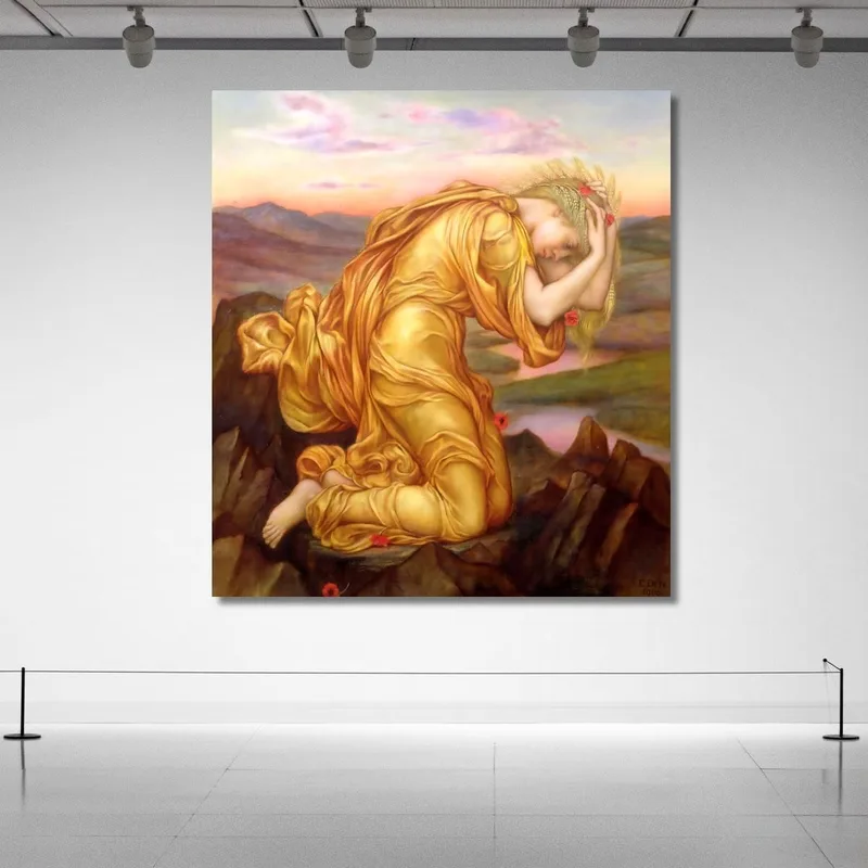 Demetra In Lutto Per Persefone Evelyn De Morgan