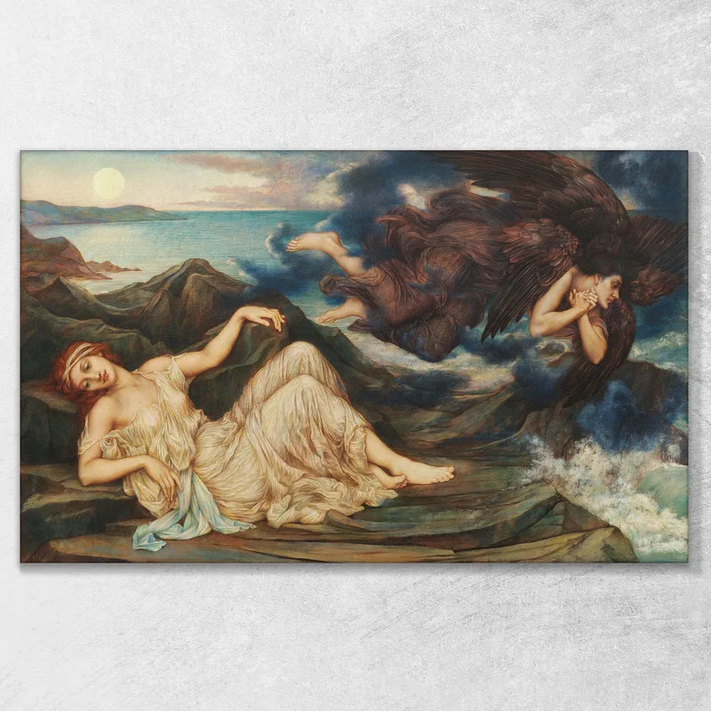 Port After Stormy Seas Evelyn De Morgan
