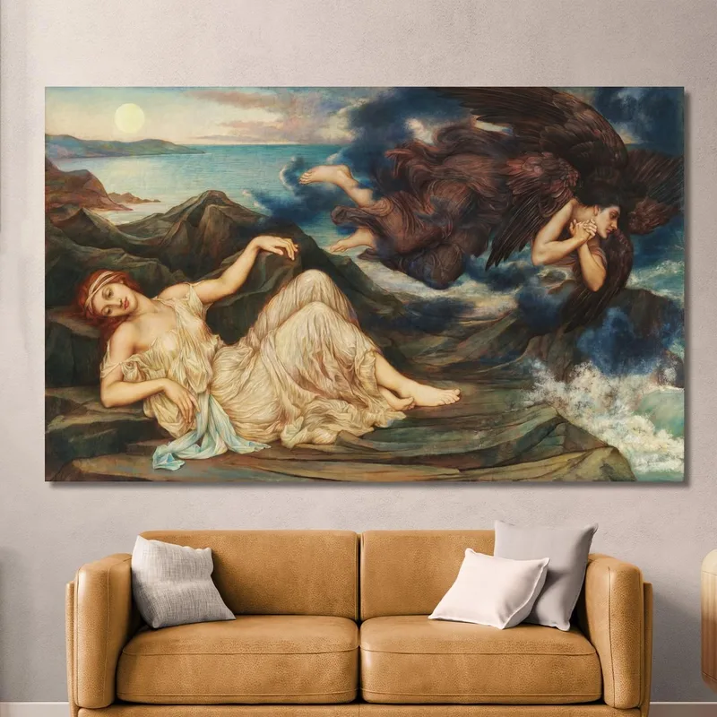 Port After Stormy Seas Evelyn De Morgan