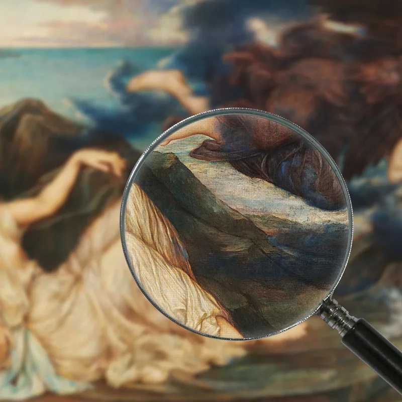 Port After Stormy Seas Evelyn De Morgan