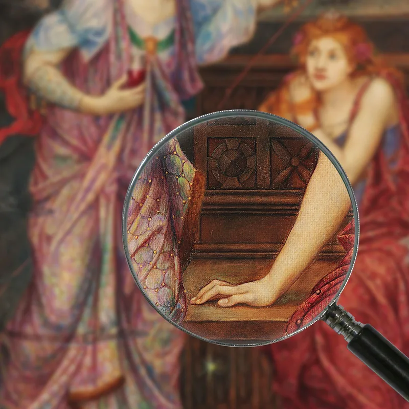 Queen Eleanor Fair Rosamund Evelyn De Morgan