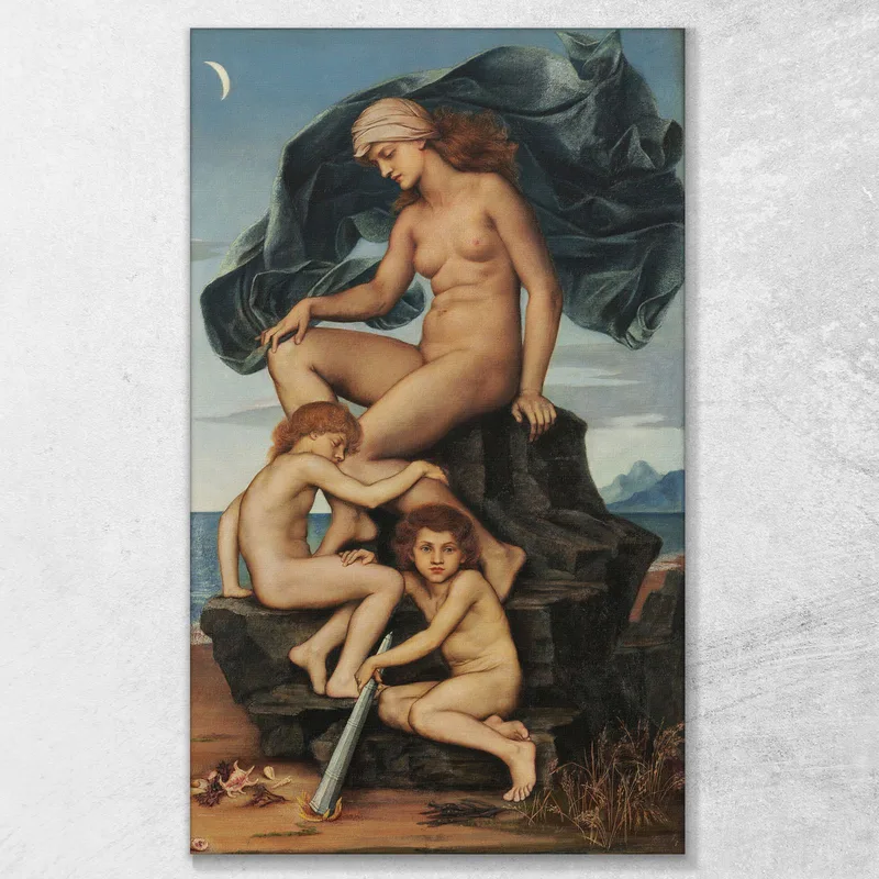 Sleep And Death The Children Of The Night Evelyn De Morgan