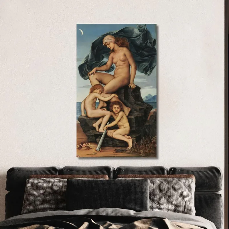 Sleep And Death The Children Of The Night Evelyn De Morgan
