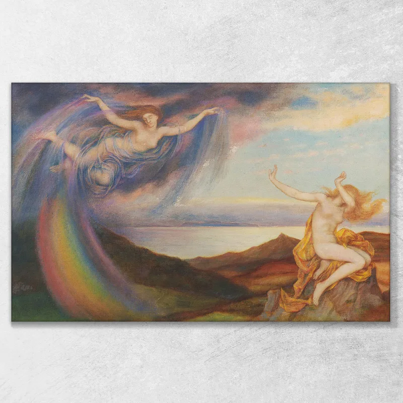 Sunbeam And Summer Shower Evelyn De Morgan