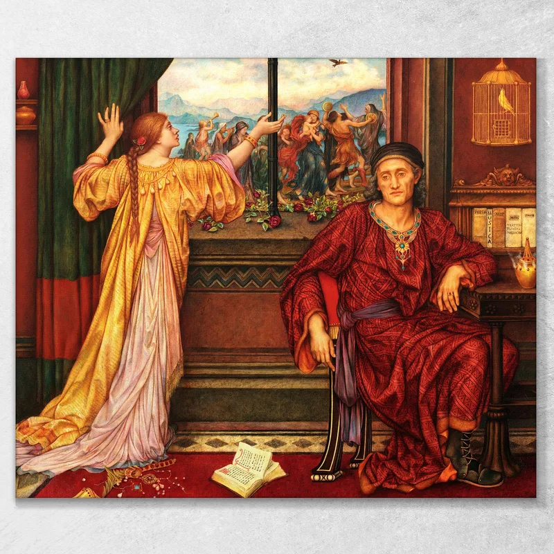 The Gilded Cage Evelyn De Morgan