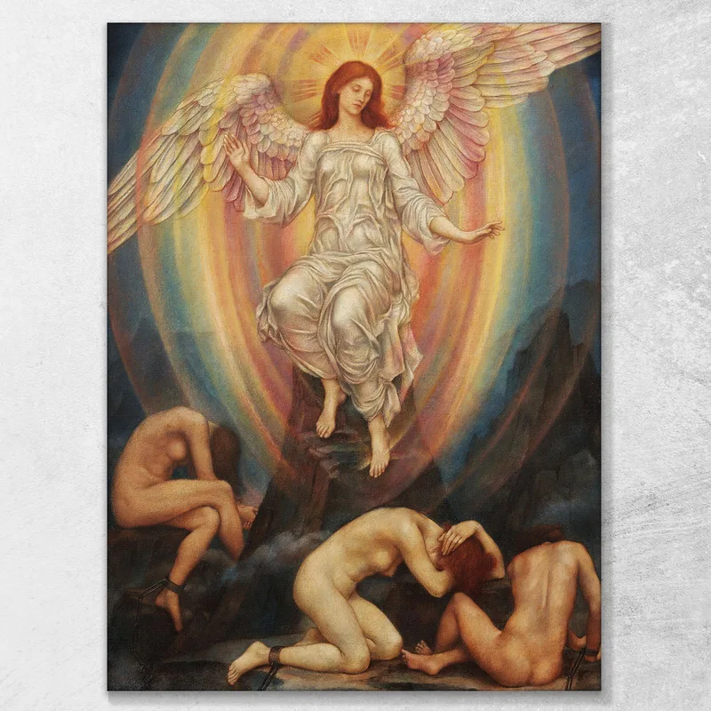 The Light Shineth In Darkness Evelyn De Morgan