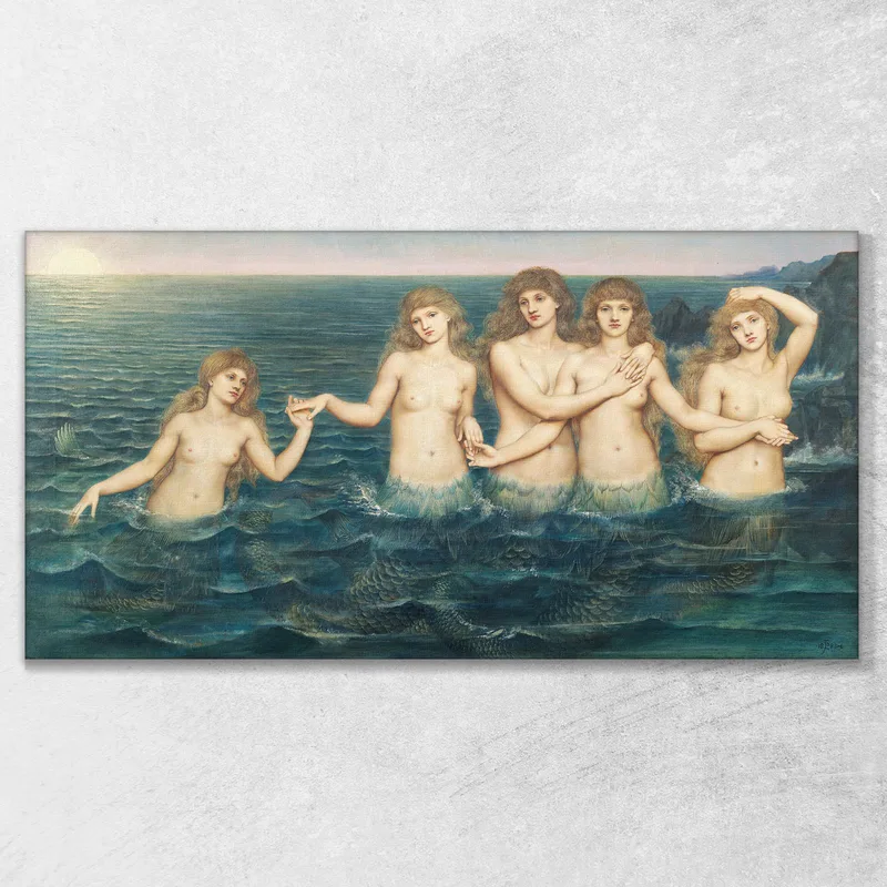 The Sea Maidens Evelyn De Morgan