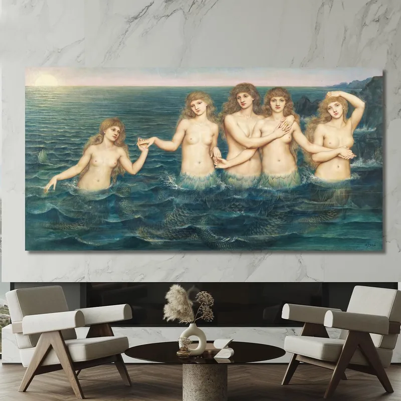 The Sea Maidens Evelyn De Morgan