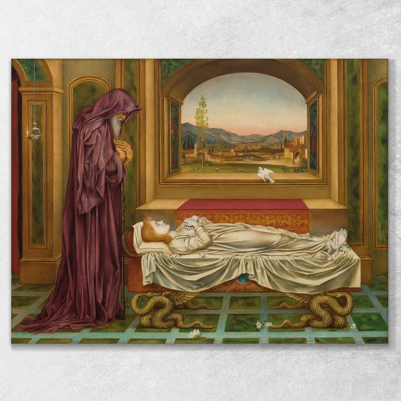 The Wandering Jew Whom The Gods Love Die Young Evelyn De Morgan