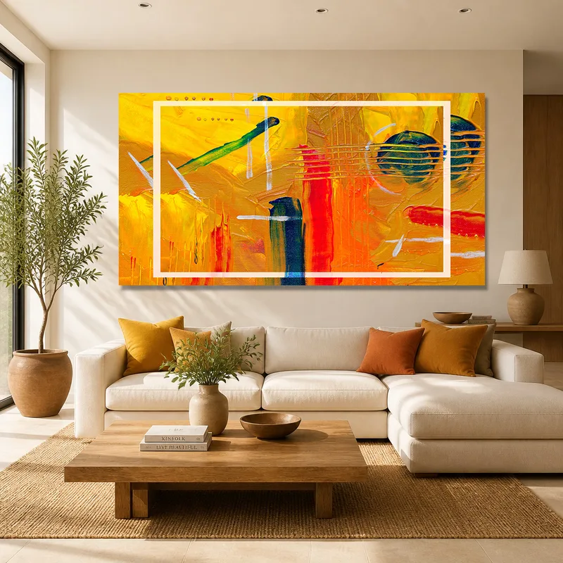 Vibrant Abstract Energy fine art print