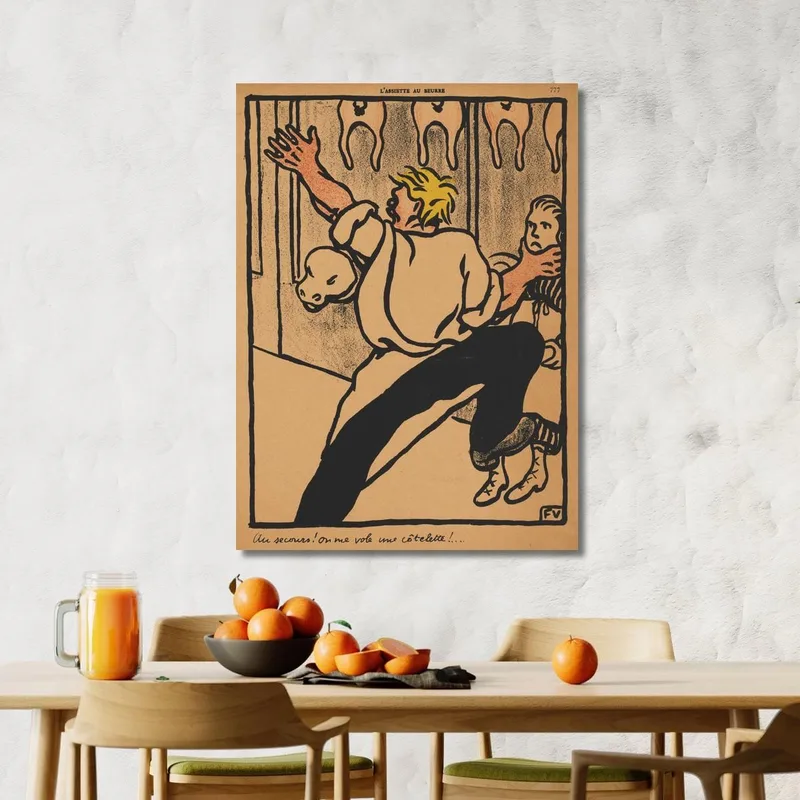 Aiuto Crimini E Punizioni! Mi Hanno Rubato La Cotoletta! Félix Vallotton