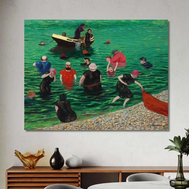 Nuotare A Etretat Félix Vallotton