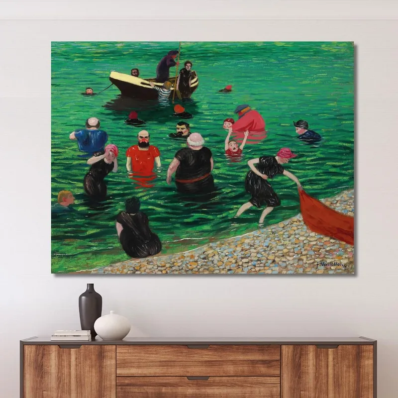 Nuotare A Etretat Félix Vallotton