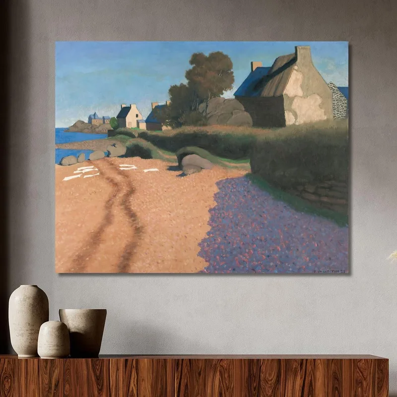Paesaggio A Loguivy Félix Vallotton