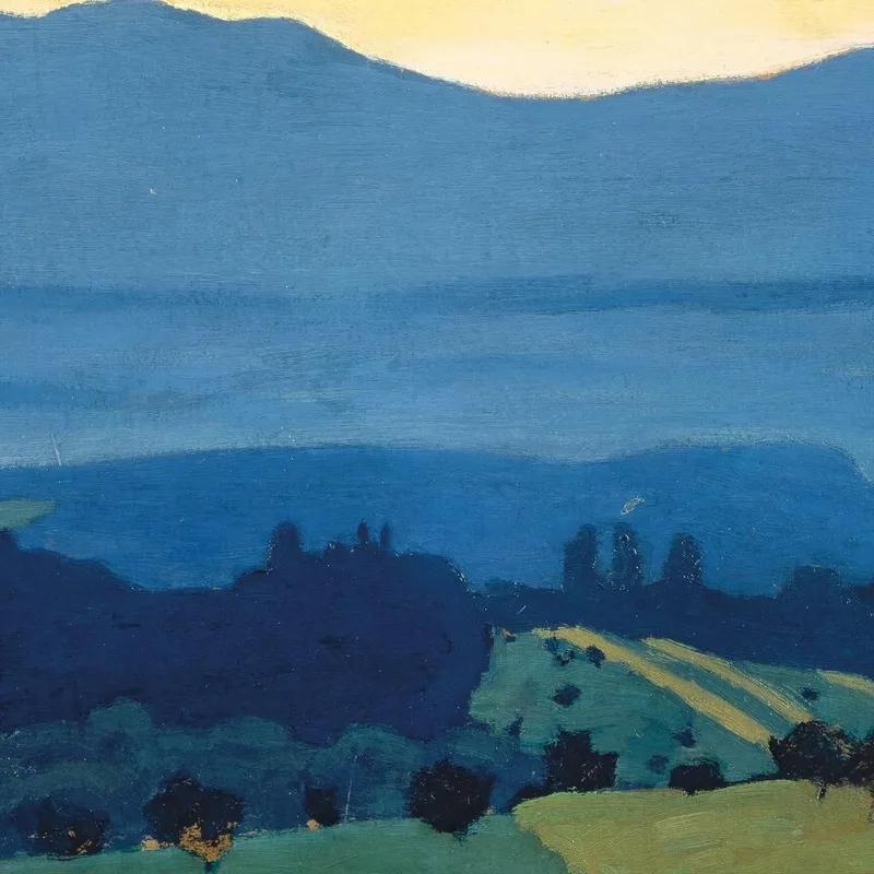 Paesaggio Nel Giura Vicino A Romanel Félix Vallotton quadro stampa su tela